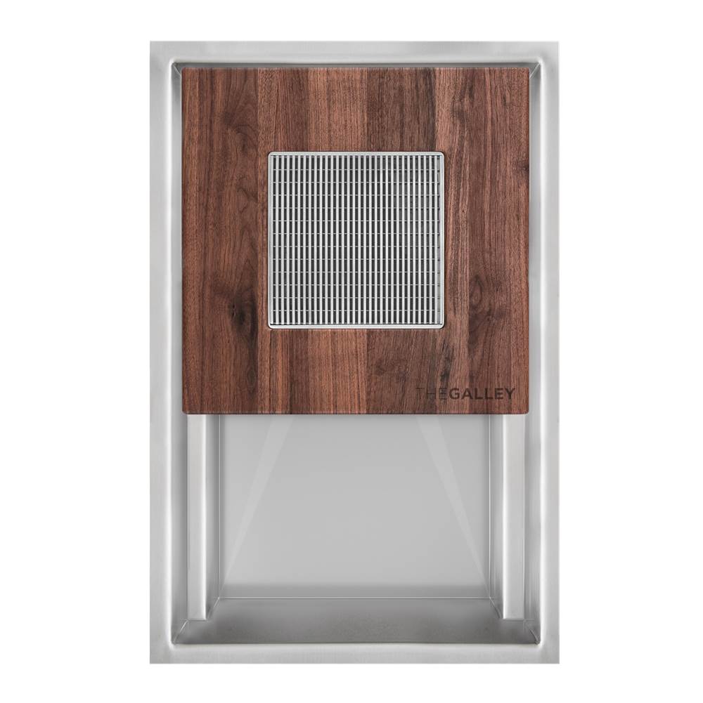 The Galley Ideal ThinTop™ HydroStation™ with HydroPlate in American Black Walnut