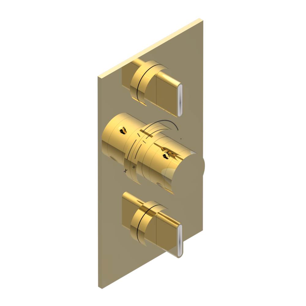 THG Trim for THG thermostat 2 volume controls, rough part supplied with fixing box ref. 5 400AE/US
