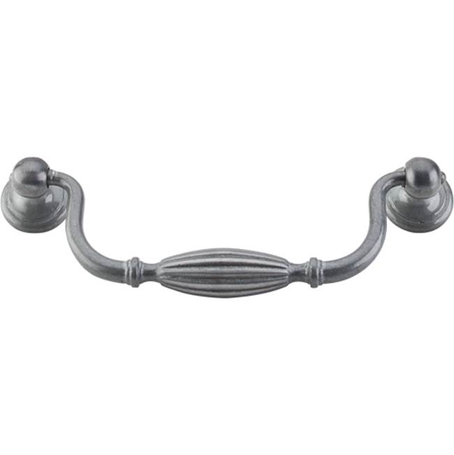 Top Knobs Tuscany Drop Pull 5 1/16 Inch (c-c) Pewter Light