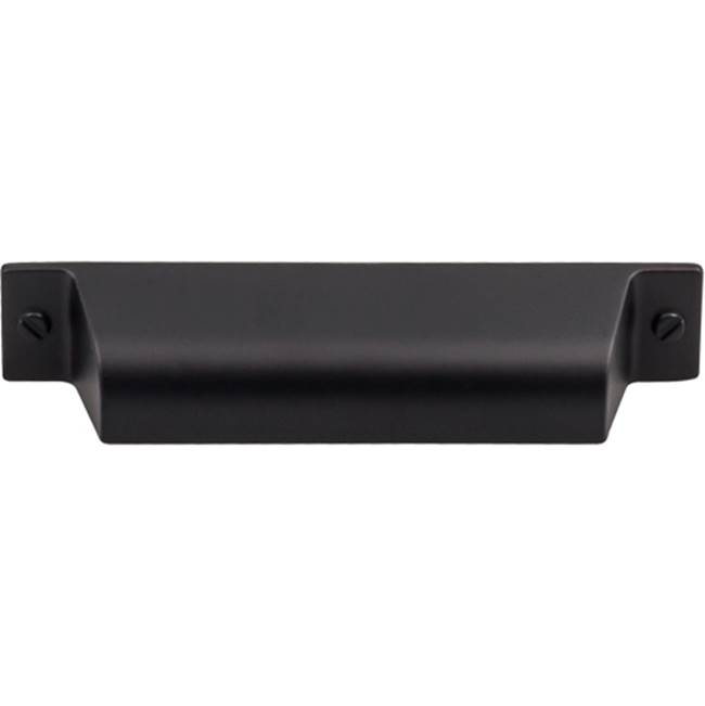 Top Knobs Channing Cup Pull 3 3/4 Inch (c-c) Flat Black