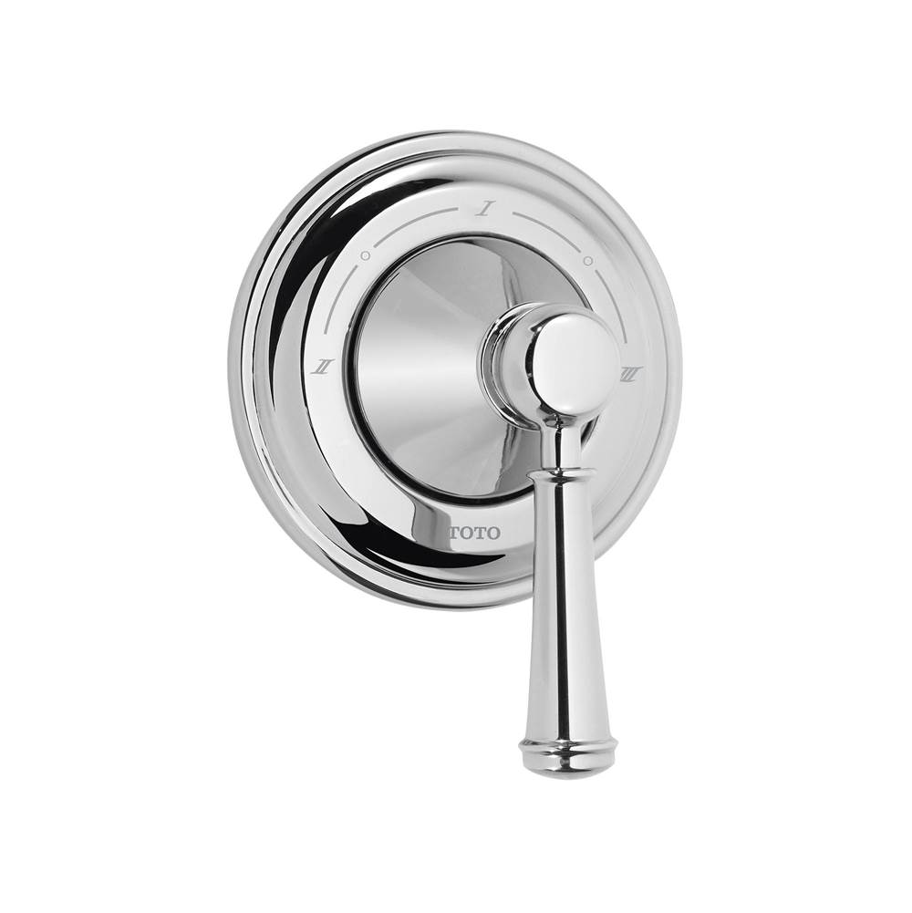 TOTO Toto® Vivian™ Lever Handle Three-Way Diverter Trim With Off, Polished Chrome