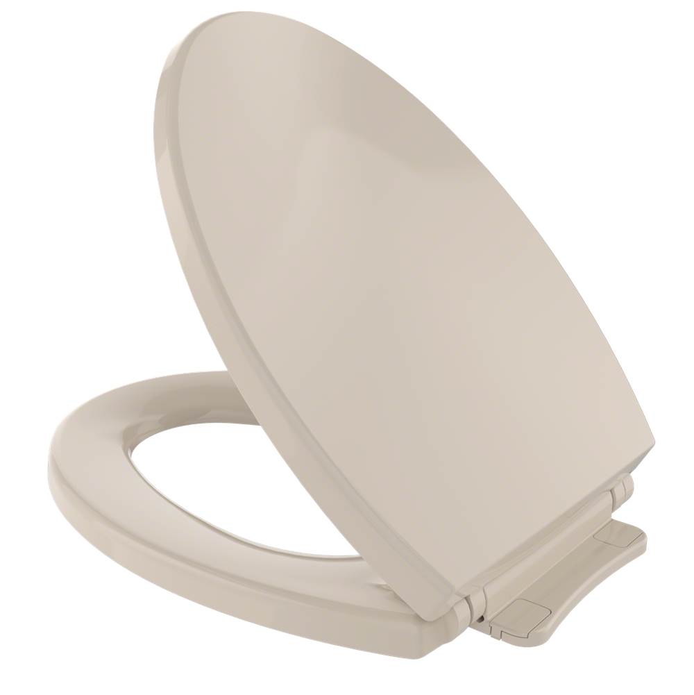 TOTO Toto® Softclose® Non Slamming, Slow Close Elongated Toilet Seat And Lid, Bone