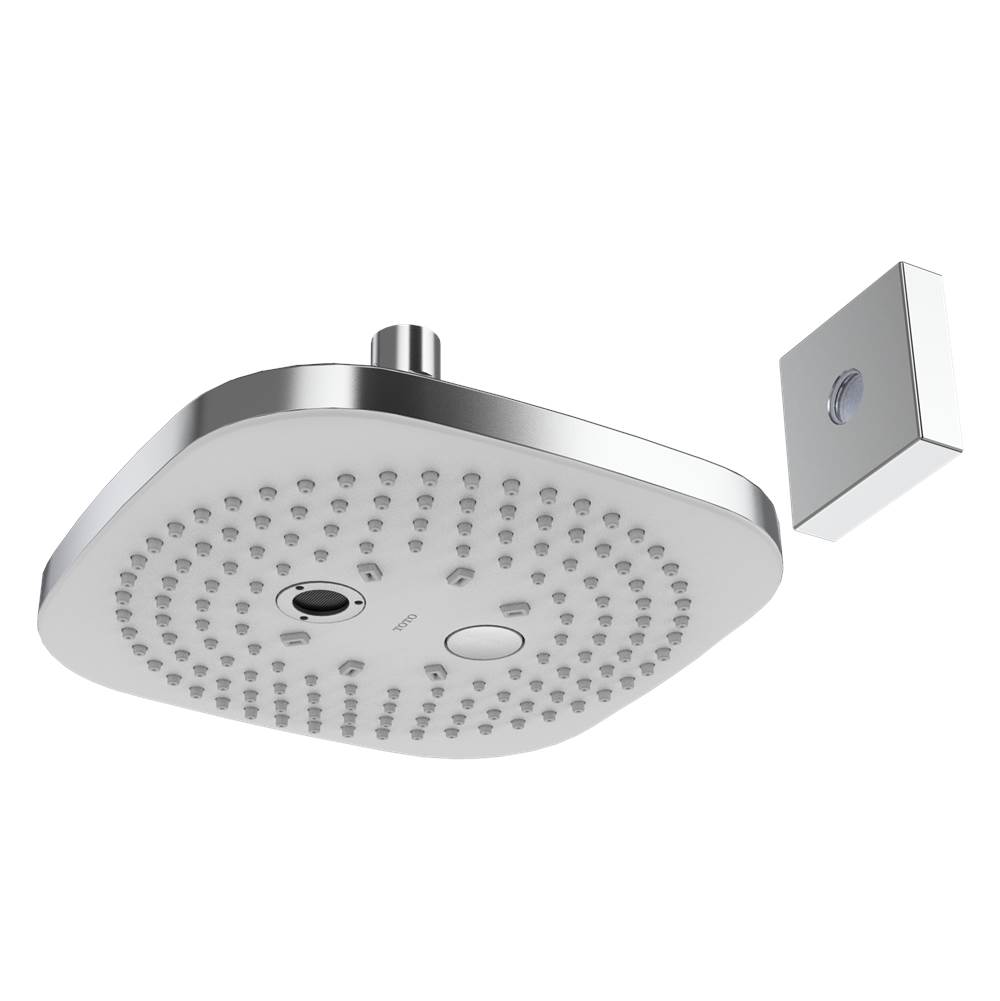 TOTO Toto® G Series 2.5 Gpm Multifunction 8.5 Inch Square Showerhead With Comfort Wave And Warm Spa, Polished Chrome
