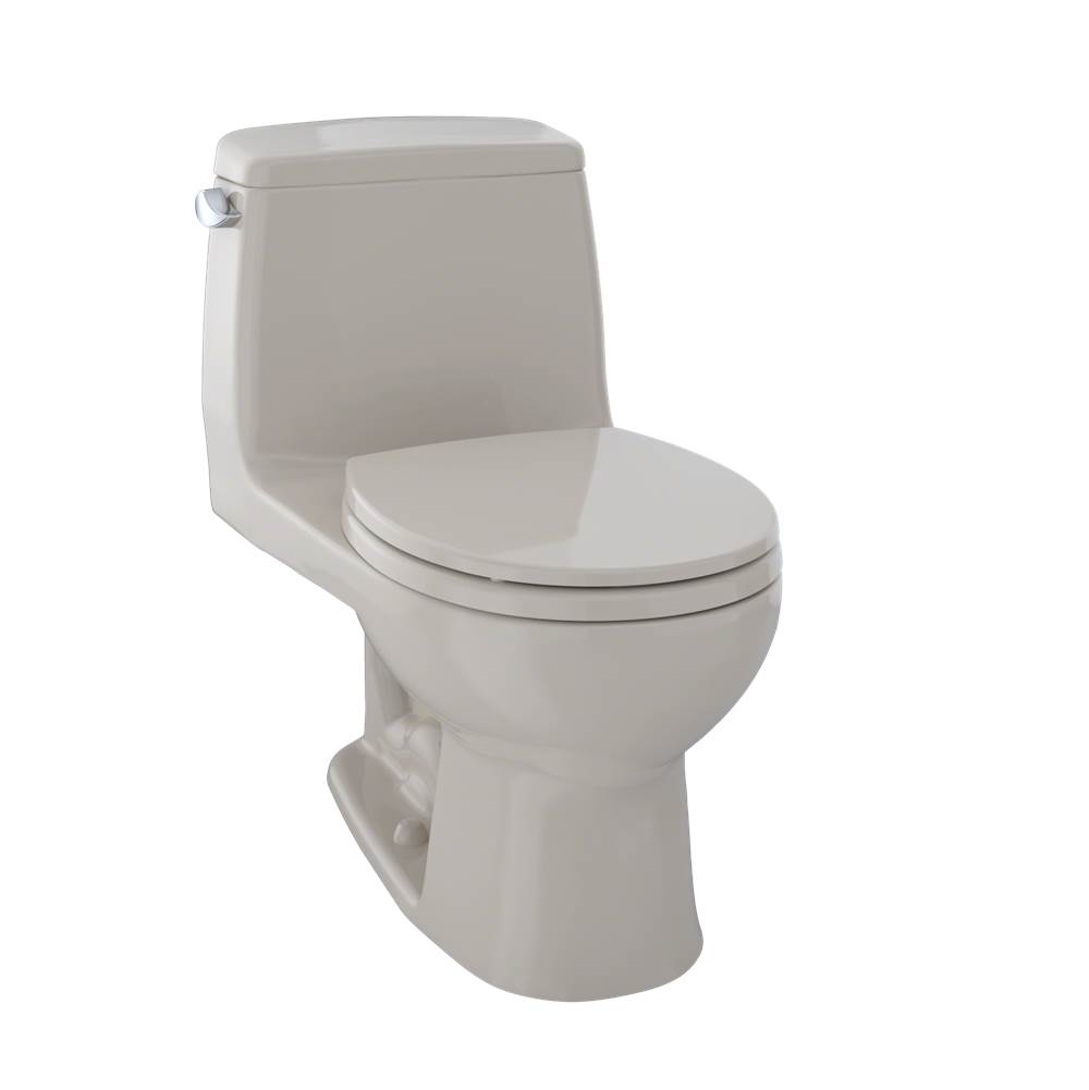 TOTO Toto® Ultramax® One-Piece Round Bowl 1.6 Gpf Toilet, Bone