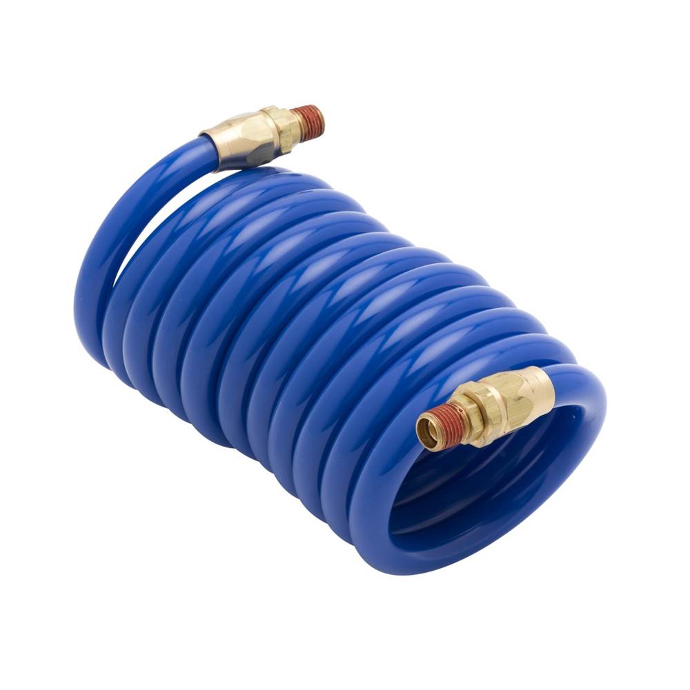 T&S Brass Pet Grooming Coiled Hose (Blue) Non-Potable Water Applications