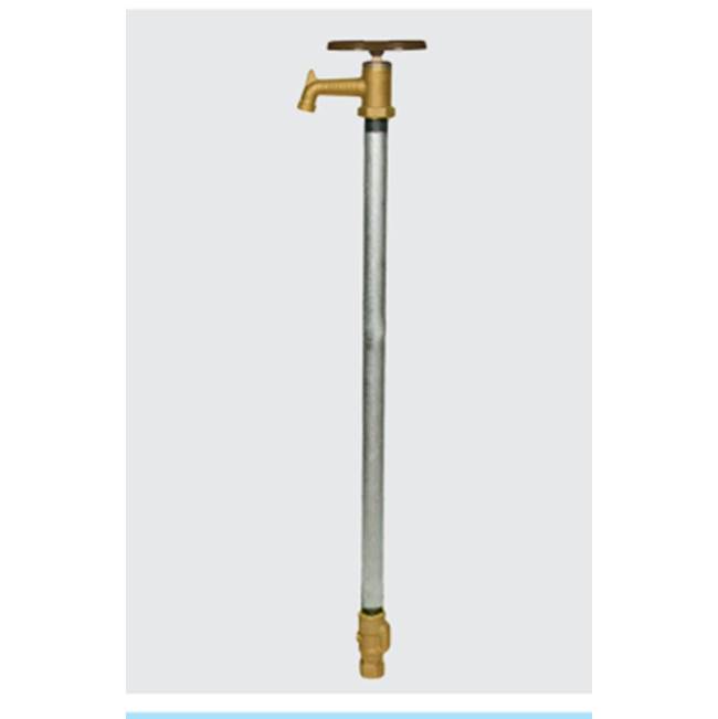 Woodford Manufacturing Model Y30 Lawn Hydrant -Brass 7 Feet, Tee Key