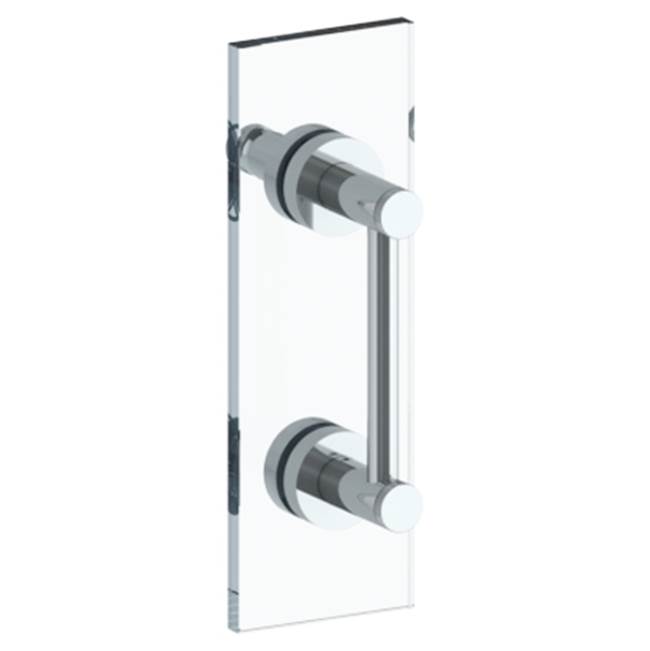 Watermark Sutton 6'' Shower Door Pull w/ Knob/ Glass Mount Towel Bar with Hook