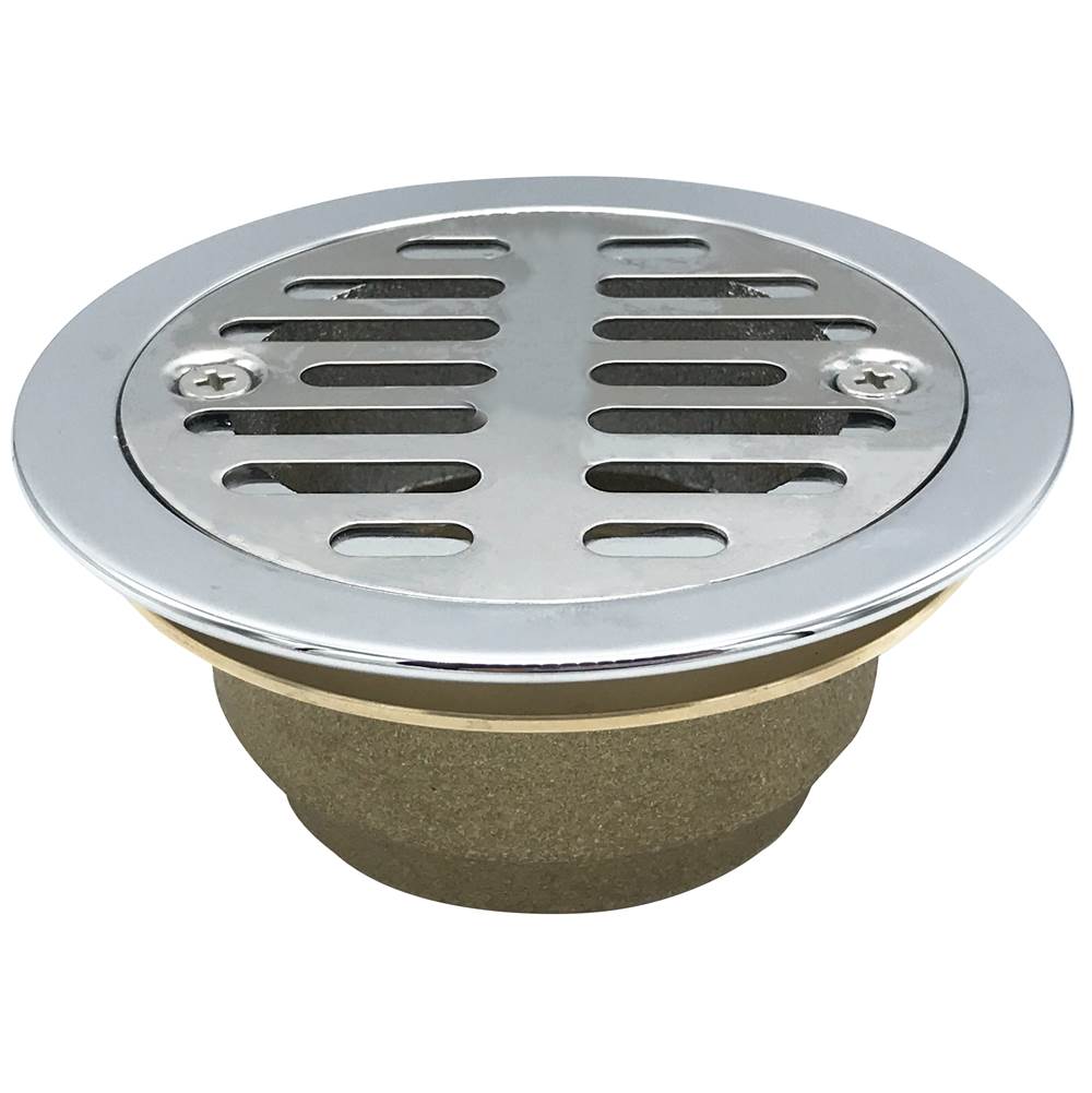 Wal-Rich Corporation Chrome-Plated Brass Urinal Strainer Ips