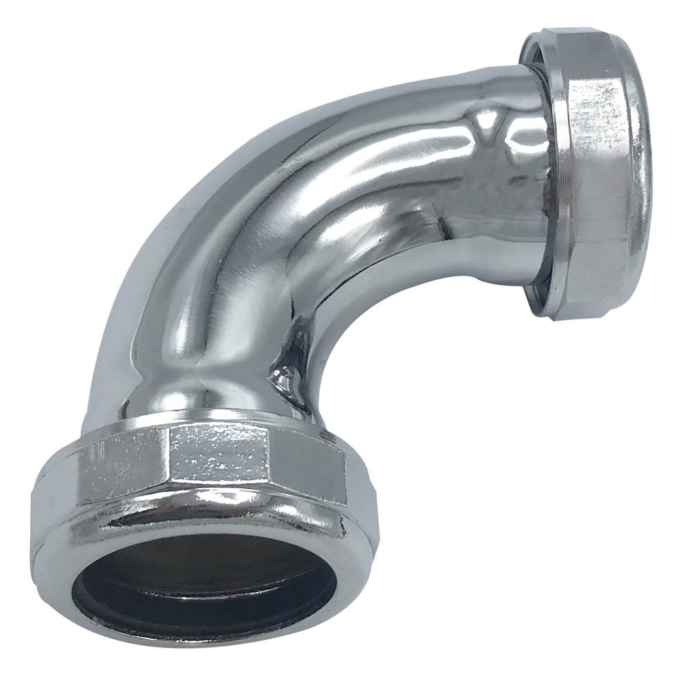 Wal-Rich Corporation 1 1/4'' Chrome-Plated Double Slip Elbow