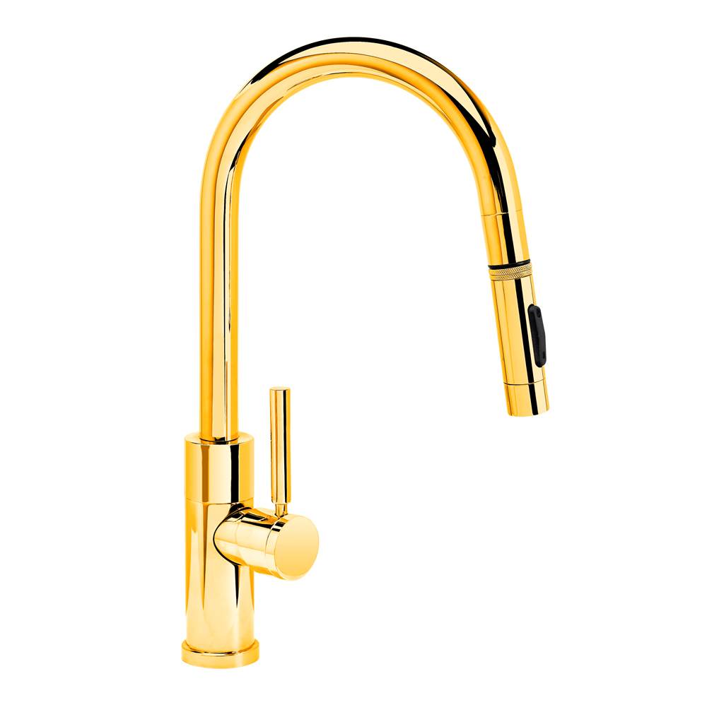 Waterstone Waterstone Modern Prep Size PLP Pulldown Faucet - Toggle Sprayer - Angled Spout