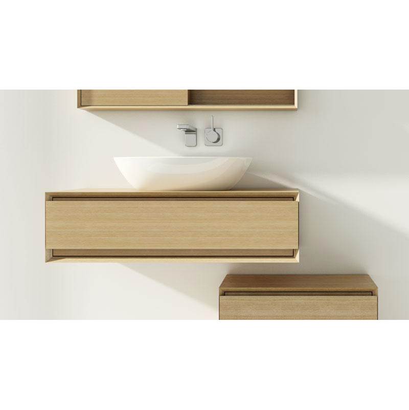 WETSTYLE Furniture ''M Metro'' - Vanity Wall-Mount 18 X 10 - 18 Depth - Lacquer White Mat