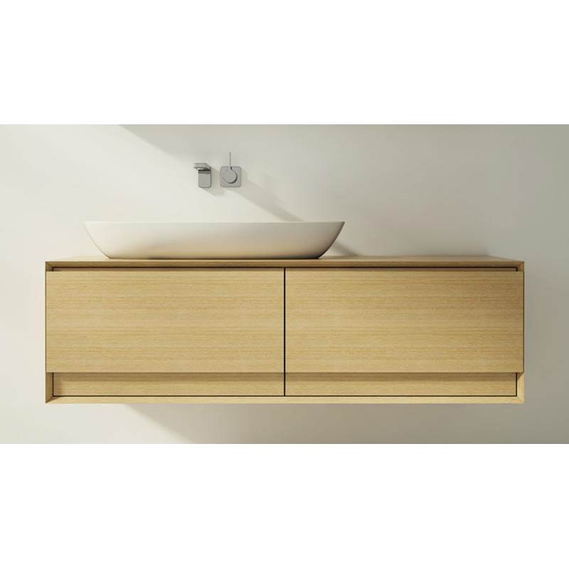 WETSTYLE Furniture ''M'' - Vanity Wall-Mount 72 X 18 - Lacquer Wetmar White High Gloss