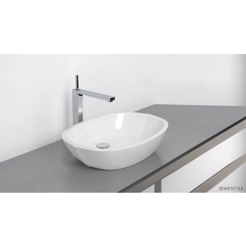 WETSTYLE Lav - Be - 21 X 15 X 4 - Above Mount Vessel - Pc O/F - White True High Gloss
