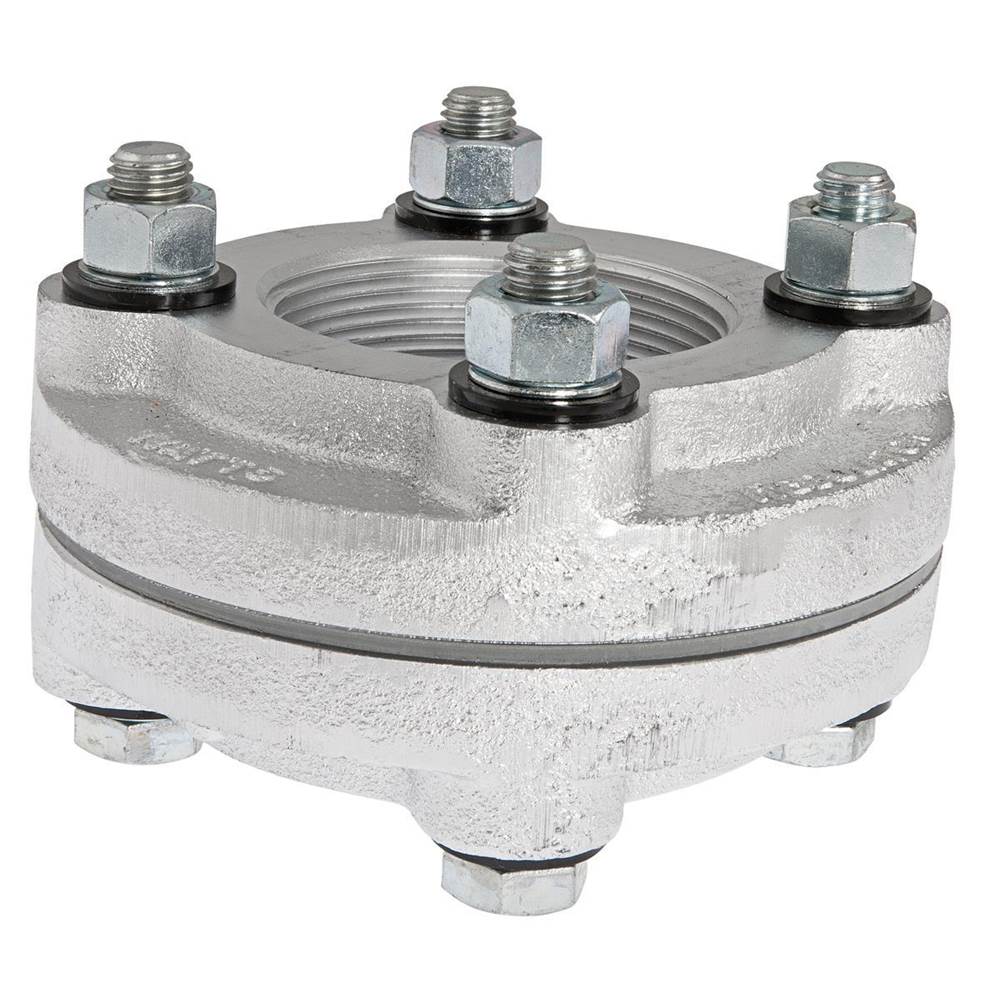 Watts 4 In Dielectric Flanged Pipe Fitting, Iron Pipe Thread To Iron Pipe Thread Connection