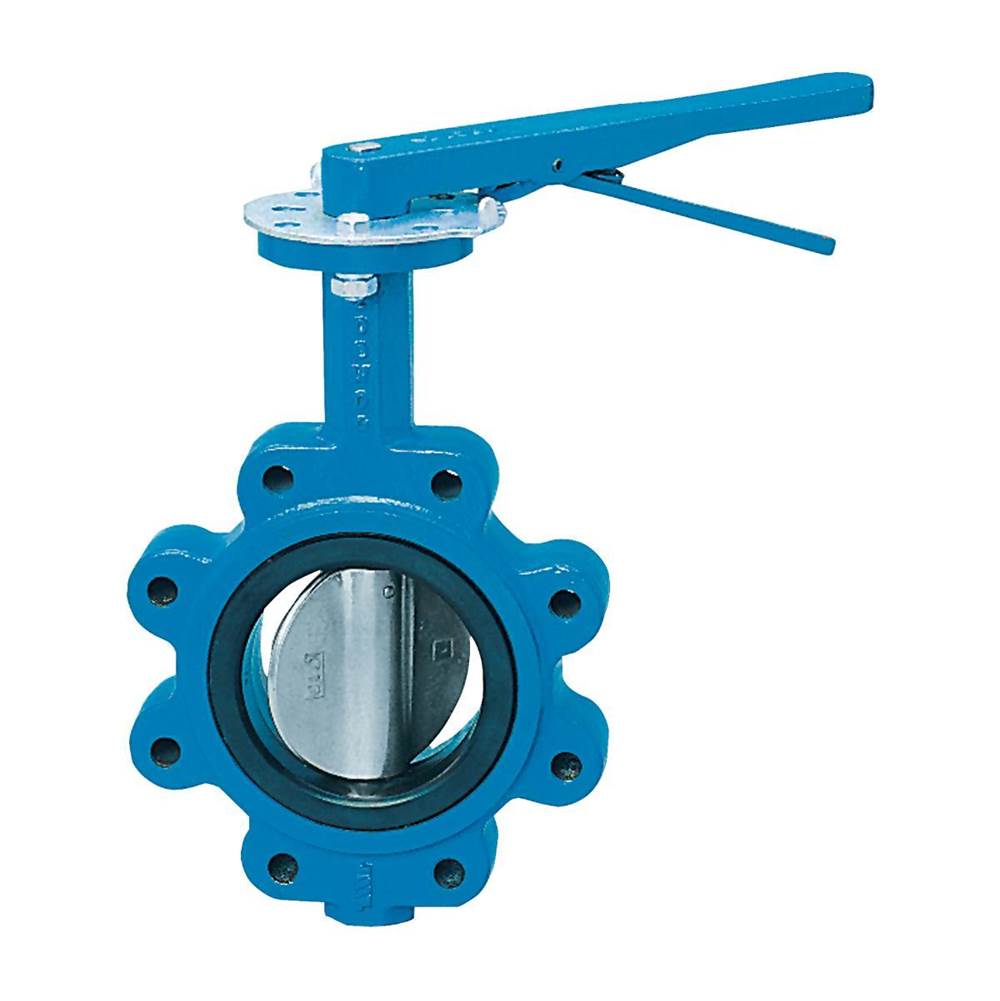 Watts 4 In Butterfly Valve, Full Lug, Ductile Iron Body, Aluminum Bronze Disc, 416 Ss Shaft, Epdm Seat, Gear Operator