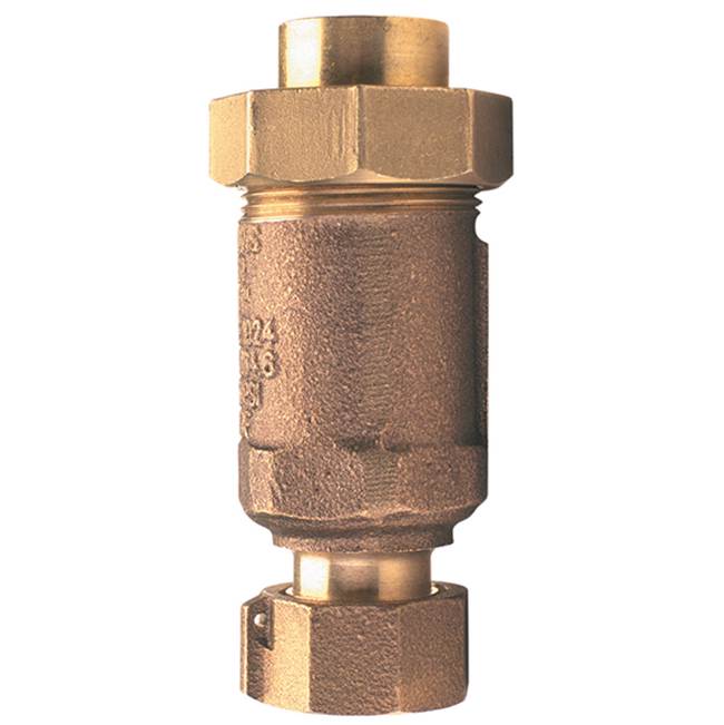 Zurn Industries 700XL Dual Check Valve with 3/4 female union inlet x 3/4'' male outlet