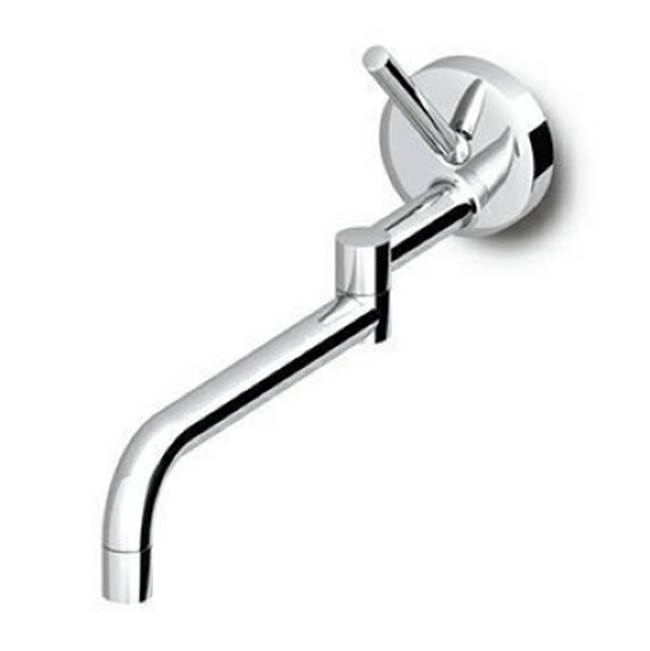 Zucchetti USA Isy Built-in single lever sink mixer with swivel spout.
